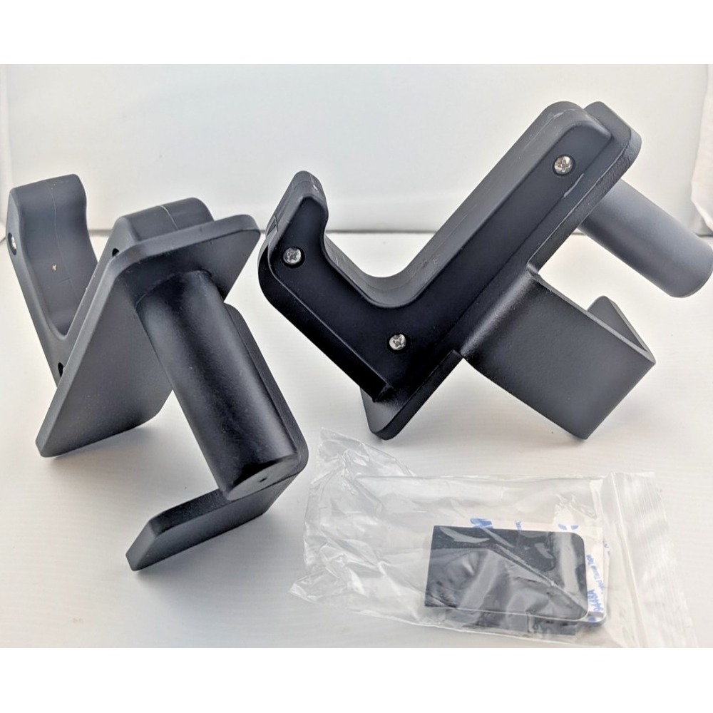 J-Hooks for 2x2" Power Rack with 1" Hole, Barbell Holder/Squat Rack Access